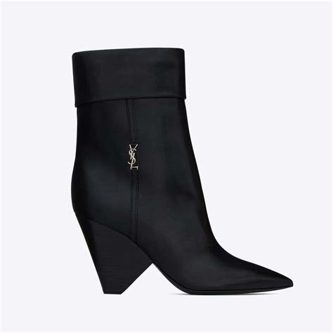 ysl niki 105 boots|NIKI booties in smooth leather .